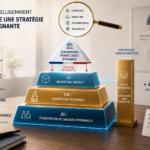 Illustration conceptuelle d’une stratégie de cumul entre JEI, CIR, CII, subventions France 2030 et prêts Bpifrance